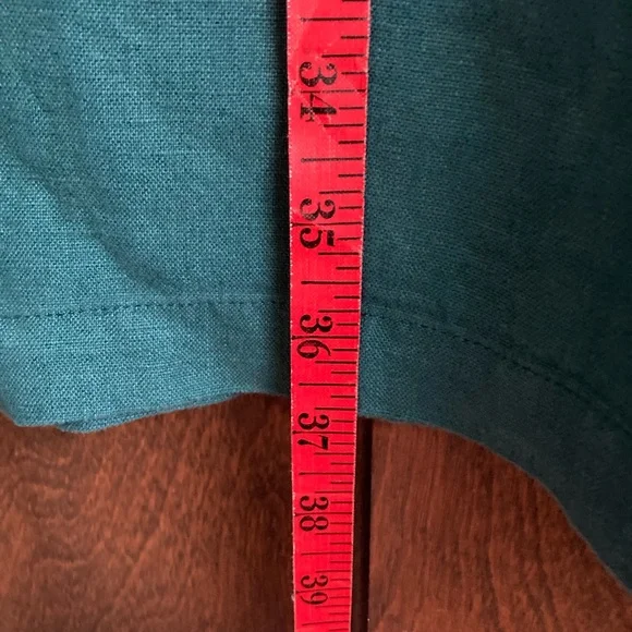 NWT J.jill, Purejill garment dyed linen dress, Sz. S Tall - Picture 6 of 8